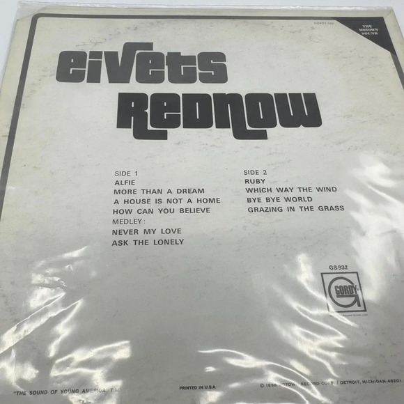 Stevie Wonder - Eivets Rednow Ft. Alfie Vinyl Record Album - LP, Vinyl Records - Picture 2 of 5